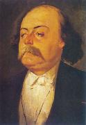 Pierre Francois Eugene Giraud Gustave Flaubert vers oil on canvas